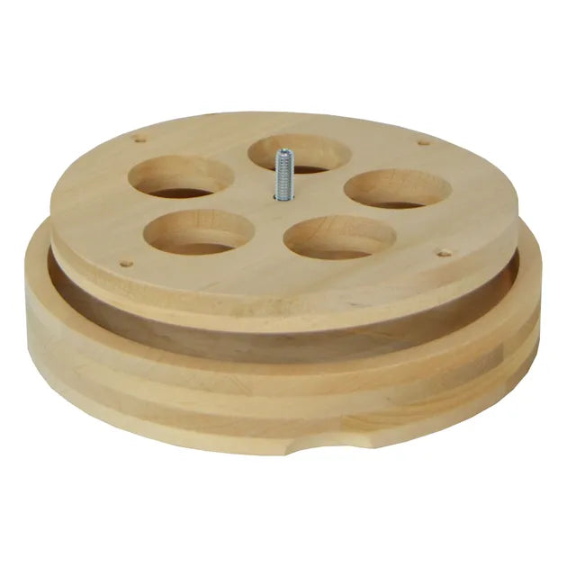 SAUNIA Ventilasjonstallerken 100mm Mørk Thermo Osp