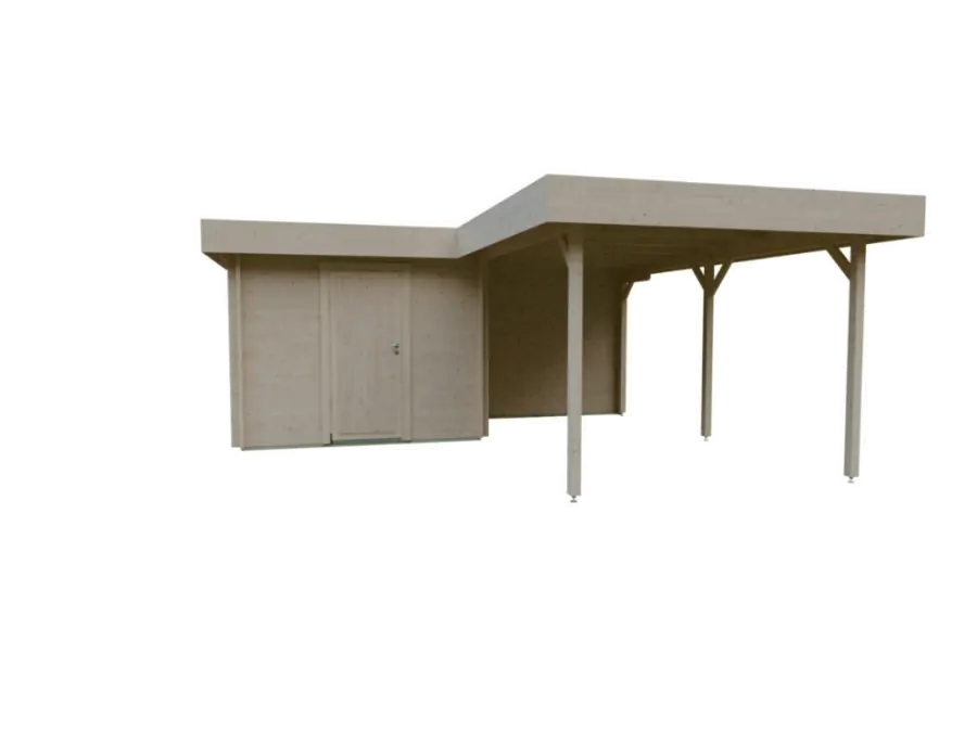 Carport Frank – med Lagerrom