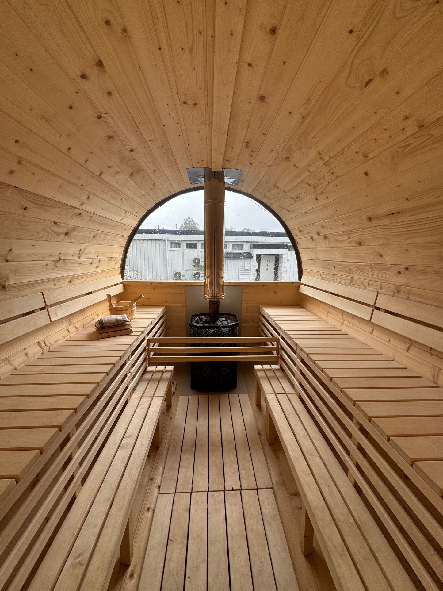 Badstue på henger – 8 personer