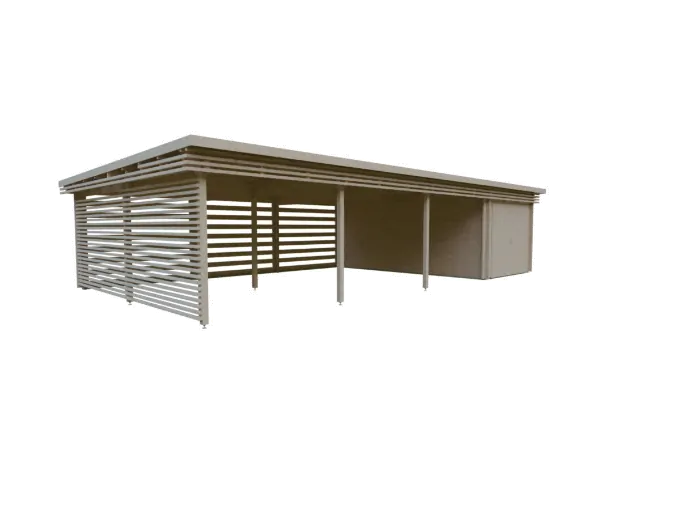 Carport - Isak med garasje