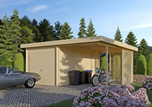 Garage Brian – integrerad carport
