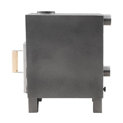 Fjordstamp vedspis i aluminium 27 kW