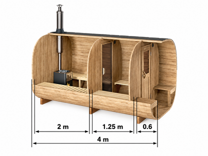 FjordKub strand | 4 personer